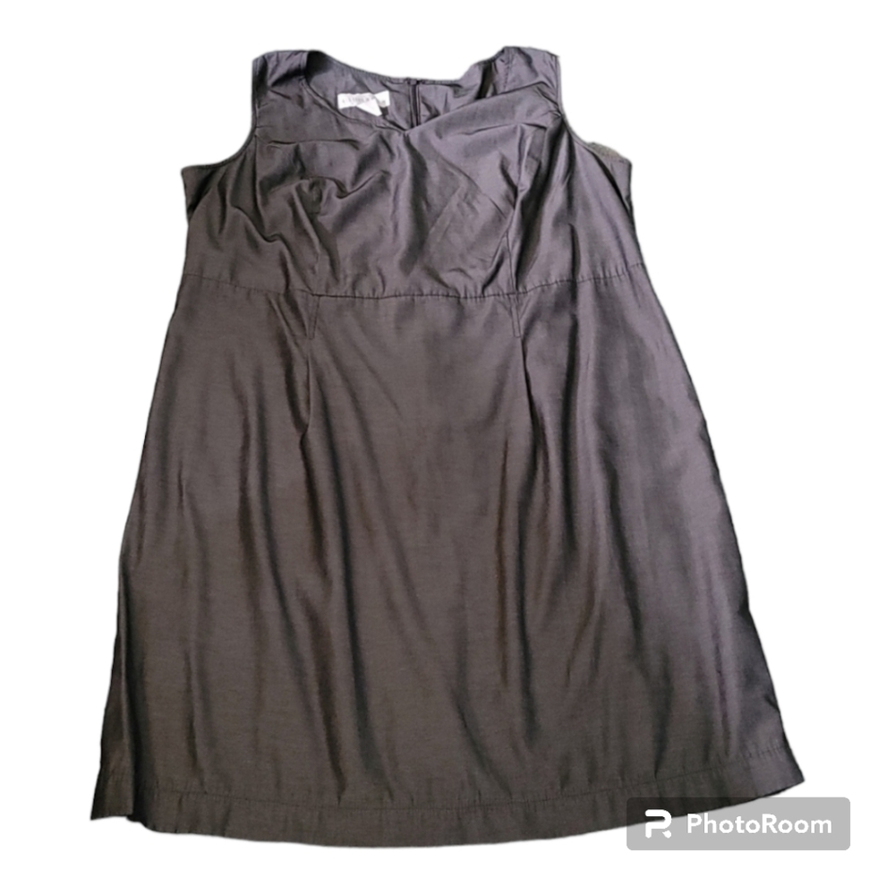 Allison Woods Gray sheath dress normcore womens 22W
